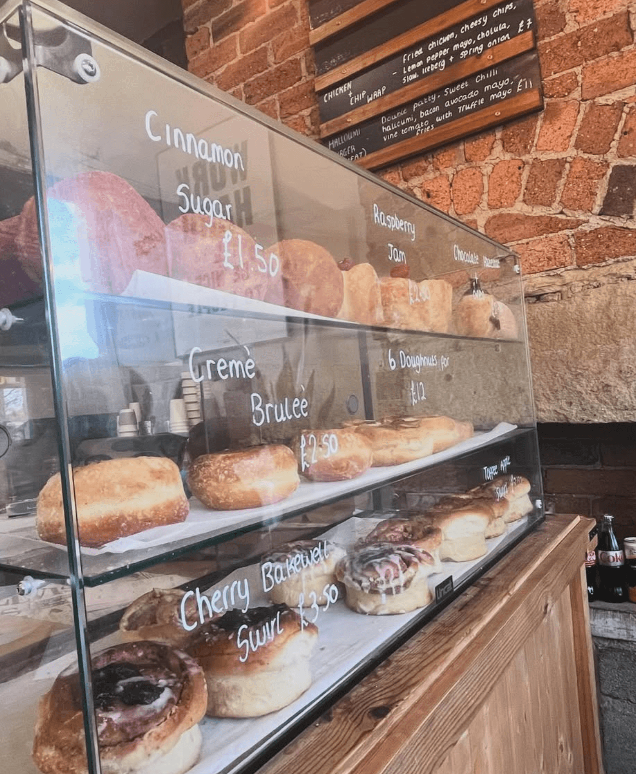 Counter display at Digin’s Hut