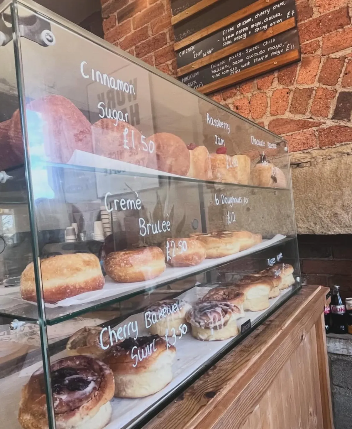 Counter display at Digin’s Hut