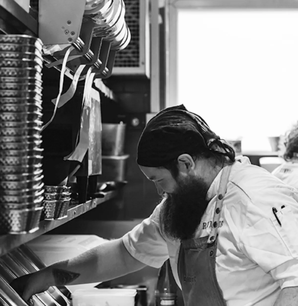 Kitchen prep at Rumpus Burger