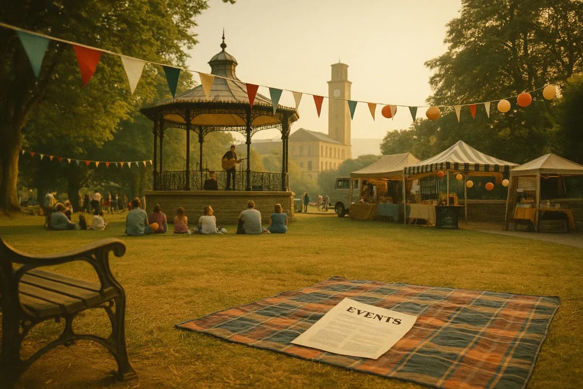 Crowd at an outdoor event