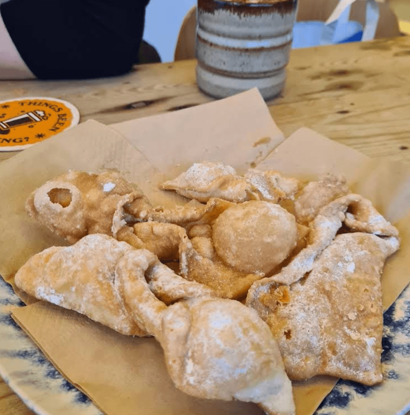 Pastry at the counter