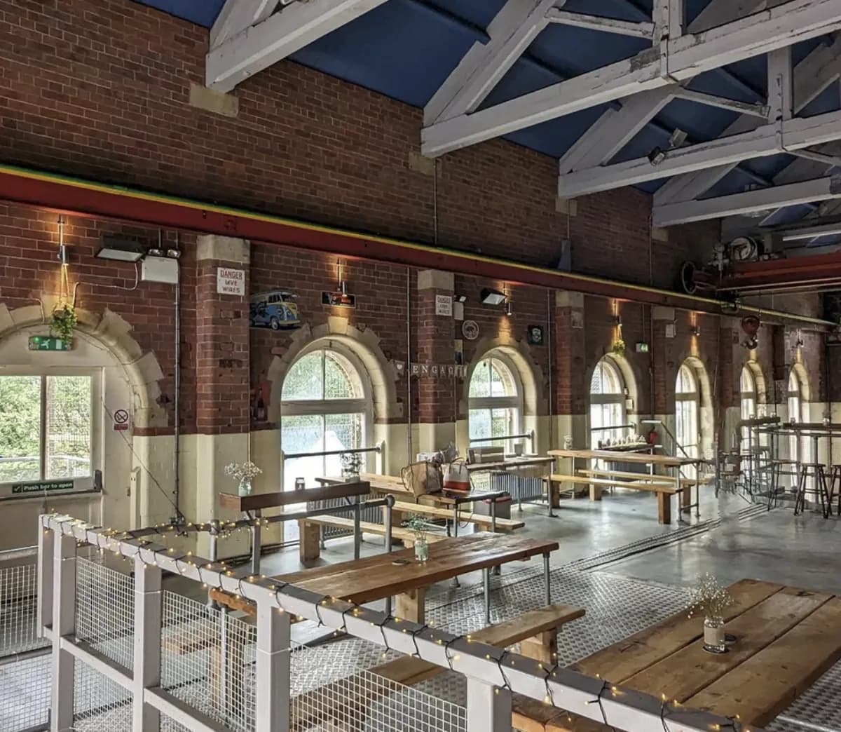 Inside the Saltaire Brewery taproom